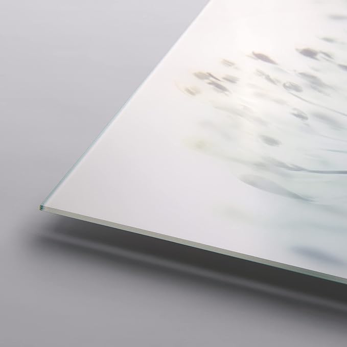 Empire Art Direct Frameless Free Floating Tempered Glass Panel Graphic Wall Art Ready to Hang, 24" x 24", Unfocused Beauty 2