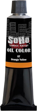 Soho Urban Artist Oil Paint - Orange Yellow, 170 ml Tube - Best Valued Oil Colors for Painting, Excellent Pigment Load