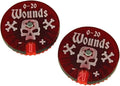 LITKO Wound Dials Wound Dials | Health Tracker | Life Counter | Tabletop Games | Collectible Card Games | Living Card Games | Role Playing Games | LCG | RPG | Numbered 0-20 | Magnetic