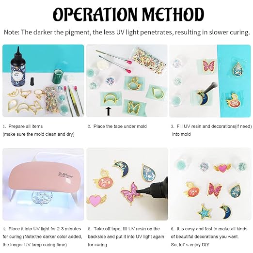 Crystal Clear Hard UV Resin Upgraded Formula Ultraviolet Fast Curing for Jewelry Making Craft Decoration, Hard Transparent Glue Solar Cure Sunlight Activated Resin (1000g)