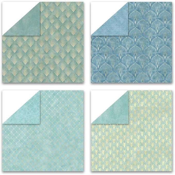 Boho Scrapbook Paper Vintage Flower Pattern Papers Pad 12×12,24 Sheets Double-Sided Bobo Floral Scrapbooking CardStock Paper Pad for Holiday Cardmaking DIY Origami Papers.