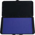 Large Ink Pad for Stamps, 6.14"×3.38" Stamp Pad, Ink Pad for Office, Notarization, and Rubber Stamps (Blue