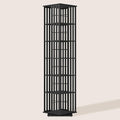 XIMN 360° Rotating Bamboo CD/DVD Shelf - 6-Tier Space-Saving Media Storage Cabinet for Movies, Organizer with Super Compact Design (Black, 6 Tier)