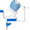 Olikraft Manual Yarn Winder | Yarn Ball Winder, Roller, Baller Crochet Spinner for Crocheting | Clamp for 1 3/4" Surfaces | Create Cakes up to 4oz
