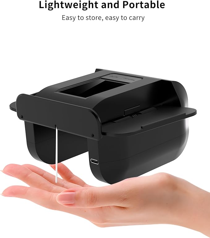 Automatic Card Shuffler Machine for 1–2 Decks, USB-C Rechargeable, Heavy Duty, Low Noise, Portable – Works with UNO, Phase 10, Skip-Bo, Blackjack, Standard Playing Cards & More
