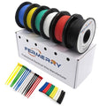 Fermerry 14 AWG Stranded Wire Spool 5ft Each 6 Colors Flexible 14 Gauge Silicone Hook up Wire Kit Electrical Tinned Copper Wire