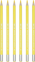 PATIKIL Watercolor Pencil, 6Pcs Water Soluble Pencils for Blending, Coloring, Sketch Drawing, Painting, Lemon Yellow