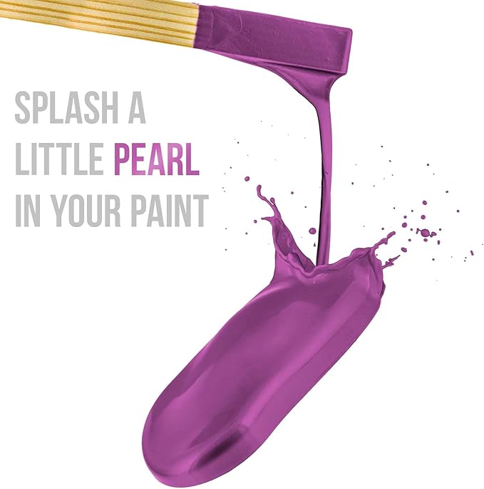 U.S. Art Supply Jewelescent Mica Pearl Pigment Powder, Magenta 3.5 oz (100g) Pouch - Cosmetic Grade, Epoxy Resin Color Pigment, Mica Powder for Resin, Soap, Slime, Candle Dye, Art, Crafts
