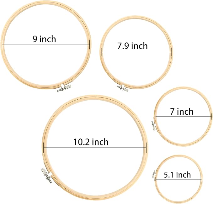 Similane Embroidery Kit 215 Pcs,100 Colors Threads,5 Pcs Embroidery Hoops,3 Pcs Aida Cloth,40 Sewing Pins,Cross Stitch Tools and Embroidery Starter Kit for Adults and Kids Beginners