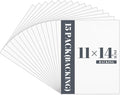 Prudiut 15 Pack 11x14 Backing Boards Only, Uncut White Mat Board Acid Free Mat Board for Photos, Prints, Artworks