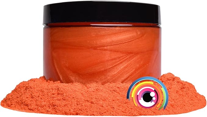 Eye Candy Pigments Premium Orange Mica Powder - Kaki (25gr) - for Epoxy, Resin, Soap, Paint, Woodworking, Acrylic Pouring, Bath Bombs, Fishing Lures - DIY Arts and Crafts Additive
