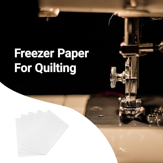 100 Pcs Freezer Paper for Quilting 8.5 x 11 Inch Quilter Freezer Paper Sheets for DIY Projects Handmade Tailor Applique & Sewing Projects
