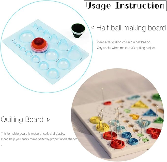 IMISNO Paper Quilling Kit - Quilling Tools and Supplies, Paper Strips