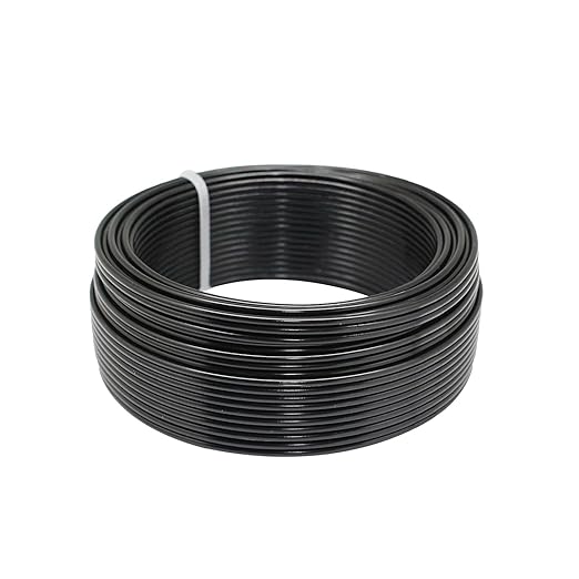 12 Gauge Aluminum Craft Wire, 2mm×30Yards Bendable Metal Craft Wire for Bonsai Plant Stand, Doll Skeletons, Wire Sculpture, Jewelry Making and Home Decorations (Black)