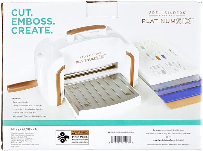 Spellbinders PE-100 Platinum 6 Die Cutting and Embossing Machine
