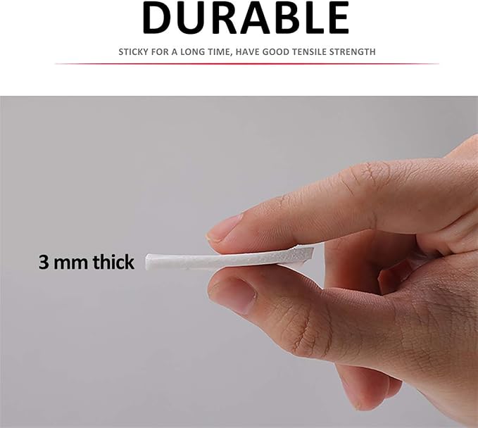 ToLanbbt Double Sided Foam Tape 2.36In x 33FT, Mounting Tape Heavy Duty, Strong Adhesive Weatherproof Seal Strips for DIY Craft Picture Poster, Car & Gap Filling Mountings, Home Office Decor (White)