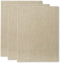 Senso Clear Primed Linen Panels - 8x10-3 Pack of Panels for Painting Oils, Acrylics, Pastels and More