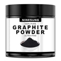 Pure Graphite Powder, 5 LB - 44-Micron Ultra-Fine Pure Graphite's Powder, Excellent Dry Powdered Graphite's Lubricant, Powdered Graphite for Sketching, Drawing, Pencils, Locks (5 LB)