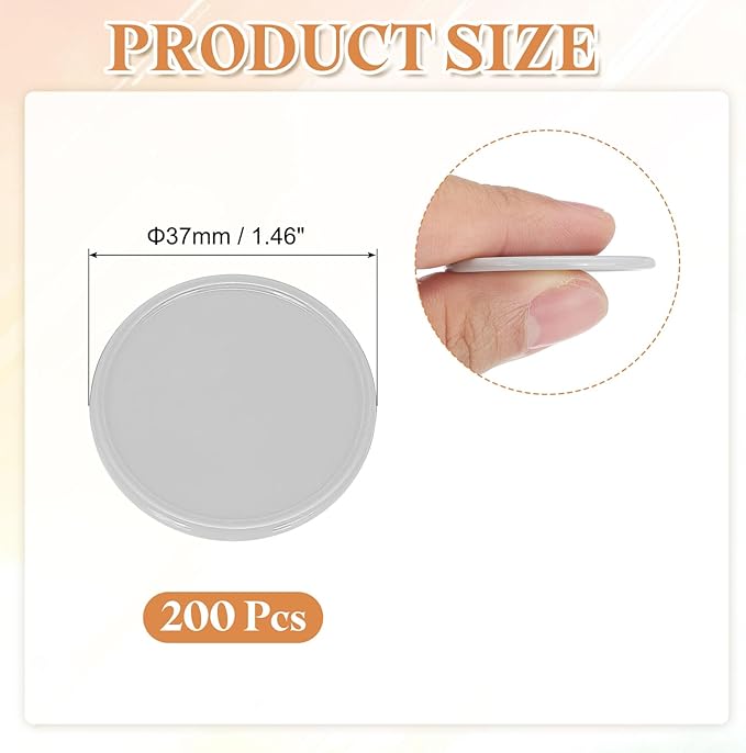 uxcell Plastic Poker Chips, Learning Counters Counting Counters Disk Marker Opaque Game Token for Game Play Math Counting
