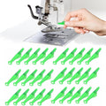 Fish Mouth Needle Threader for Sewing Machine, Quick Sewing Needle Threader Tool, Fish Type Sewing Machine Needle Threader, Sewing Threaders for DIY and Sewing Machine (Green)