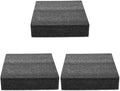VILLCASE 3pcs Felting Board Foam High Dense, Needle Felting Pad, Work Black Rectangle Felt Mat Sewing Wool Tool for DIY Hand Craft Poking Knitting Projects 7x7 inches