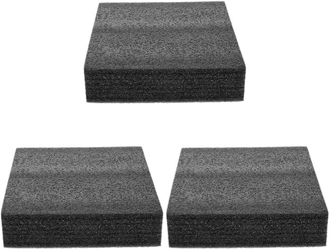 VILLCASE 3pcs Felting Board Foam High Dense, Needle Felting Pad, Work Black Rectangle Felt Mat Sewing Wool Tool for DIY Hand Craft Poking Knitting Projects 7x7 inches