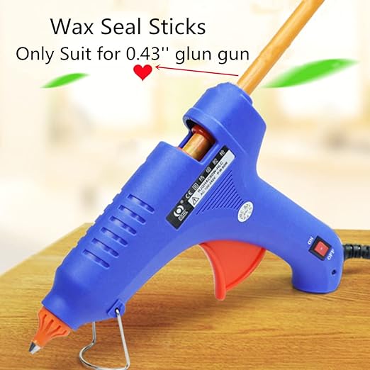 Pearl White Wax Sealing Sticks, ONWINPOR 10pcs Glue Gun Wax Seal Sticks for Waxseal Stamp, Easy Melting Waxsealsticks for 0.43'' Glue Gun (Pearl White)