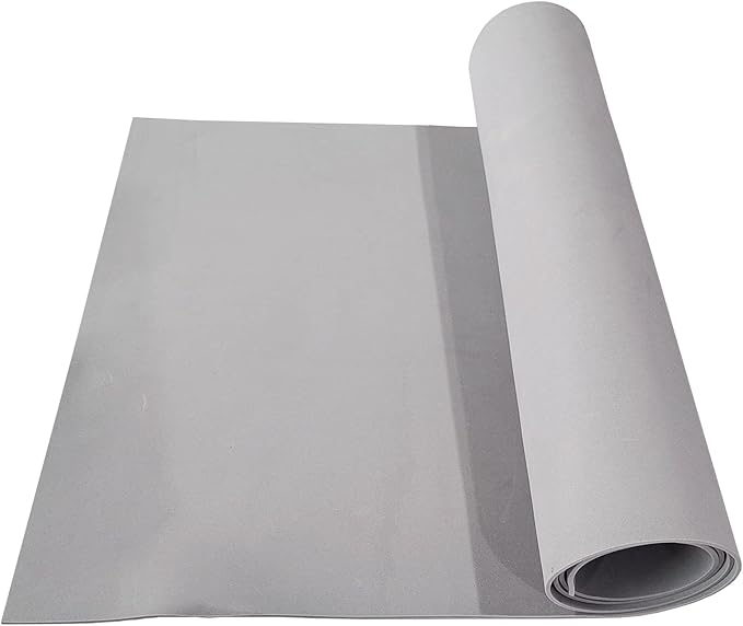 Labzhang Grey EVA Foam Cosplay, 1 Piece of 4mm Craft Foam,Cosplay Foam, 14" x 39" Ultra-high Density 80 kg/m3 EVA Foam Sheets (Grey-4mm)