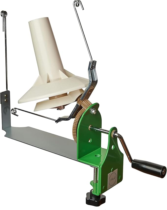 Olikraft Large Yarn Winder Large Capacity 10-16 oz - Hand Operated Metal Jumbo Yarn Winder - Durable Crochet Tools & Accessories