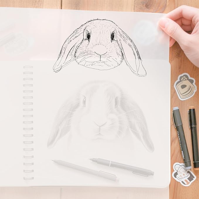 Tracing Paper Roll 24 Inches x 30 Yards, Trace Paper White ‌Translucent‌ Pattern Paper Tracing Paper for Drawing, Sewing, Sketch