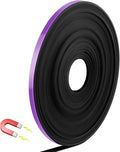 Magnetic Tape Roll Thin Strips, 1/4 Inch x 33 Feet Magnetic Board Dividers Whiteboard Graphic Decorative Tape Marking Line for Classroom Office Art Accessories(Purple)