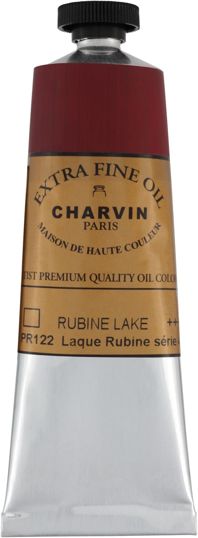 Charvin Extra Fine Oil Paint, Rubine Lake 60 mL - Triple-Milled, Rich Texture, Poppy Oil-Based, Light-Fast, Handmade, Archival Quality