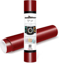 TECKWRAP Permanent Adhesive Vinyl 12" x 10ft, Matte Wine Red