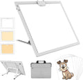 Wireless Rechargeable A3 Light Pad with Carry Bag,Diamond Art Light Board 2500mAh Battery,3 Color Temperatures and Stepless Dimming,Light Box for Tracing,Diamond Painting,Weeding Vinyl