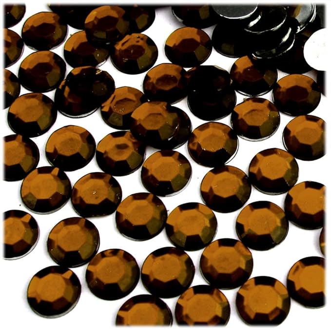 The Crafts Outlet 144pc Rhinestones Round 10mm - Purple Amethyst