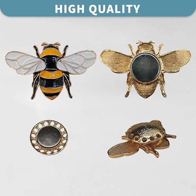 Magnetic Needle Minder Magnet Embroidery Accessories and Supplies Embroidery Needle Holder Cross Stitch Holder Needlework Supplies (Cardinal) (Bee)