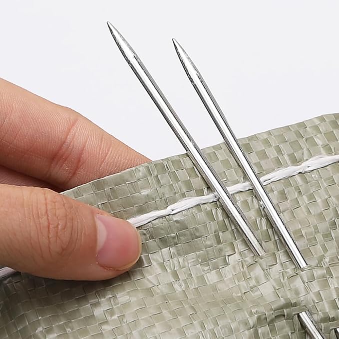 10" Professional Upholstery Needle 25cm length 3mm thickness, Big Eye Hand Sewing Needles for Stitching and Crafting Projects