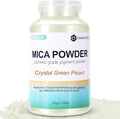 Mica Powder,7.05OZ（200g）,Crystal Green Pearl Mica Powder Pigment for Epoxy Resin，Lip Gloss，Car Paint，Dye，Soap Making，Nail Polish,Epoxy Resin,Candle Making,Bath Bombs