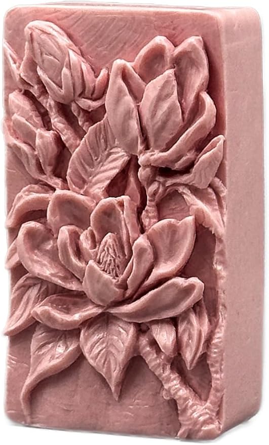 Magnolia Silicone Mold for SOAP Making, Candle, Resin and Other Crafts Flower