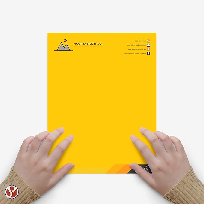 8.5 x 11" Gold Color Paper Smooth, for School, Office & Home Supplies, Holiday Crafting, Arts & Crafts | Acid & Lignin Free | Regular 20lb Paper - 100 Sheets