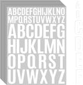 Bemeol Letter Stickers 1560 Pieces 30 Sheets Stick on Vinyl Letters Capital Alphabet Sticker Letter for Craft Bulletin Boards Classroom Home Business Decor(White,1 Inch,2 Inch)