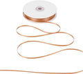 HUIHUANG 1/8" Terracotta Satin Ribbon Small Thin Ribbon for Crafts Gift Wrapping DIY Bows Decoration Sewing and Invitation Card Hanging Tags-100 Yards