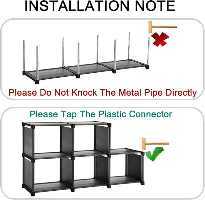 12 Cube Storage Organizer Book Shelves, DIY Open Stackable Bookshelf, Extra Large Plastic Bookcase Rack for Bedroom, Living Room, Home Office