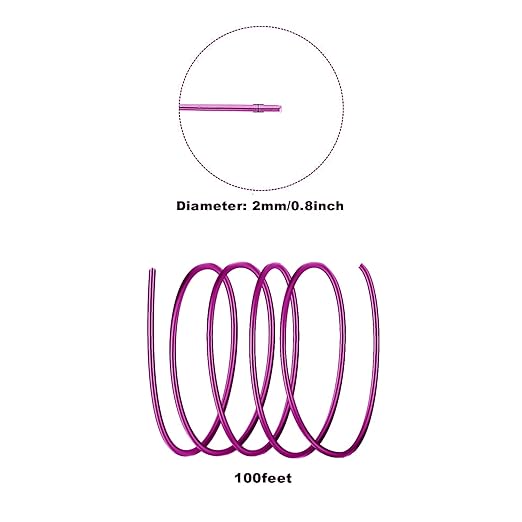 2MM Aluminum Wire - 100 Feet, 12 Gauge, Bendable Anodized Metal for Sculpting, Jewelry Making, Armature Making, Wire Weaving & Wrapping, Crafting