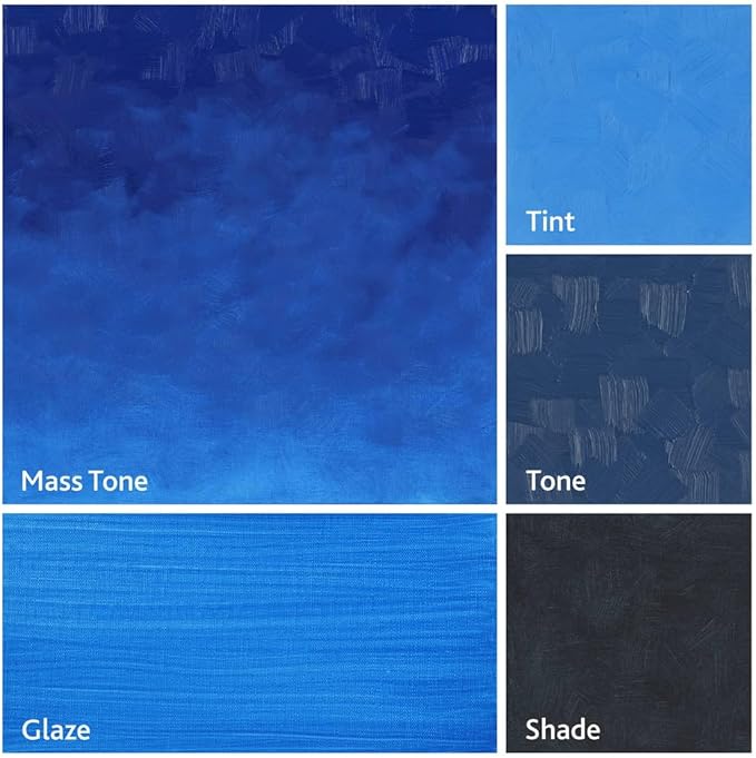 Tusc & Pine Artist Oil Paint - Cobalt Blue, 150 ml, Non-Yellowing, Rich & Creamy Consistency, Maximum Pigment Load, Small Batch Milled Oil Paints Made in the USA for Professional Artists