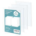 Egofine Plexiglass Sheets Acrylic Sheets 4 Pack of 8x10’’ 0.04 Thick Clear Plastic Cast Transparent Plexi Glass for Crafting Projects, Replacement Picture Frame Glass, DIY Display, Easy to Cut