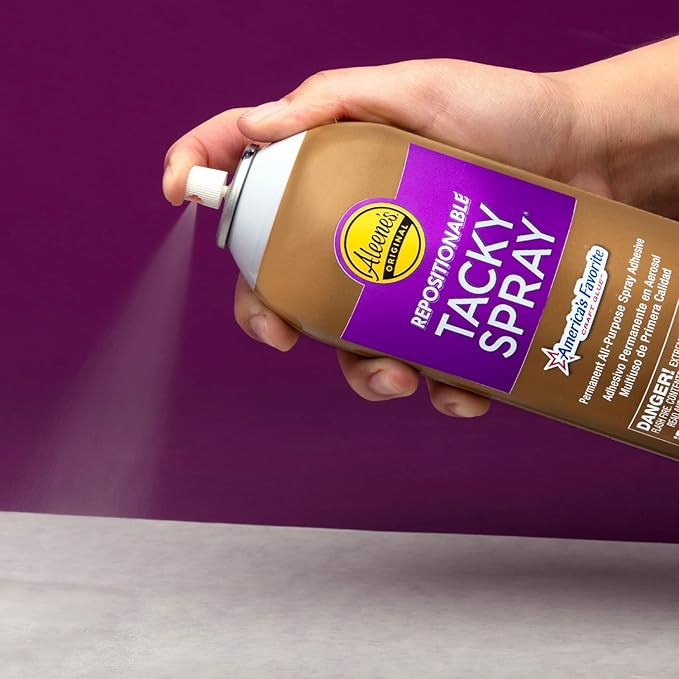 Aleene's Repositionable Tacky Glue Spray, All-Purpose, Temporary Bond Adhesive, 10 oz