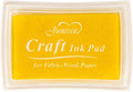 Yellow Ink Pad Finger Washable Kids Stamp Ink Pad for Rubber Stamps Paper Scrapbooking