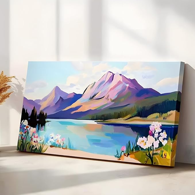 PHOENIX 6x12 Inch 3 Pack Gallery Canvas - Small Long 1.5 in Thick Canvases for Painting - Deep Edge 100% Cotton 11 Oz. Gesso Primed White Blank Professional Canvas Oil & Acrylic Paints