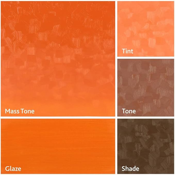 Tusc & Pine Artist Oil Paint - Permanent Orange Medium, 150 ml, Non-Yellowing, Rich & Creamy Consistency, Maximum Pigment Load, Small Batch Milled Oil Paints Made in the USA for Professional Artists